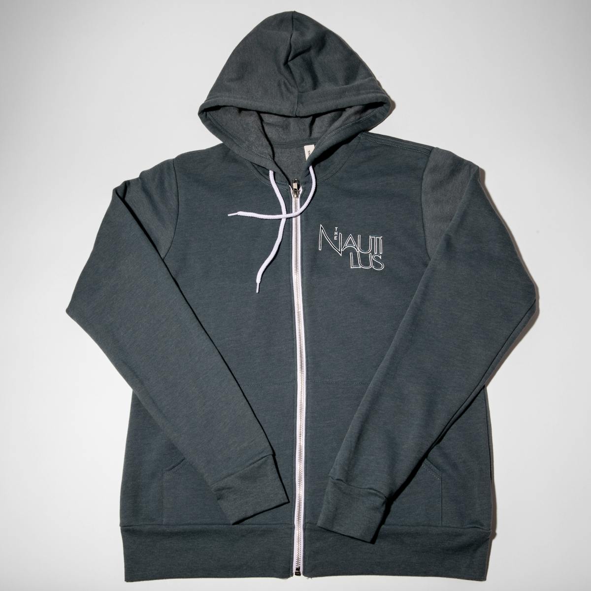 Slate Blue Zip Up Hoodie – The Nautilus Merch Shop