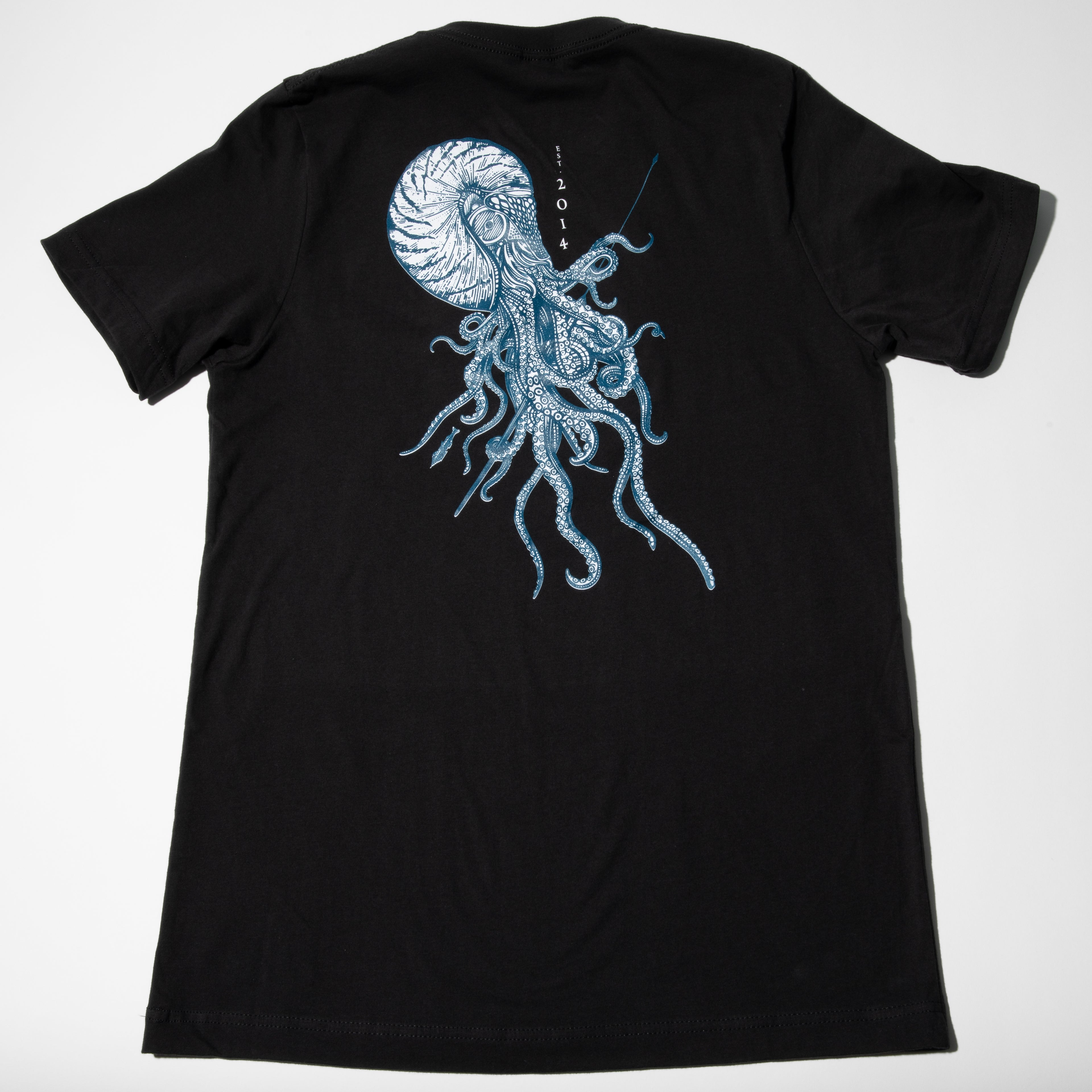Black Short Sleeve V-neck T-Shirt