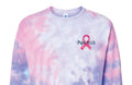 Tye Dye Breast Cancer Awareness Month Long-Sleeve Tee