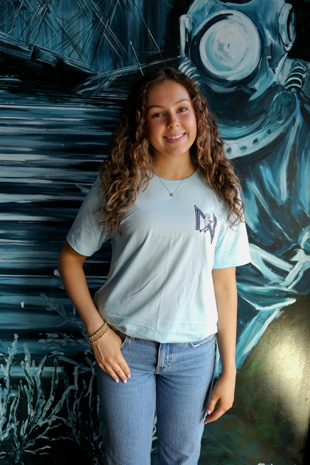 Light Blue Short Sleeve T-Shirt
