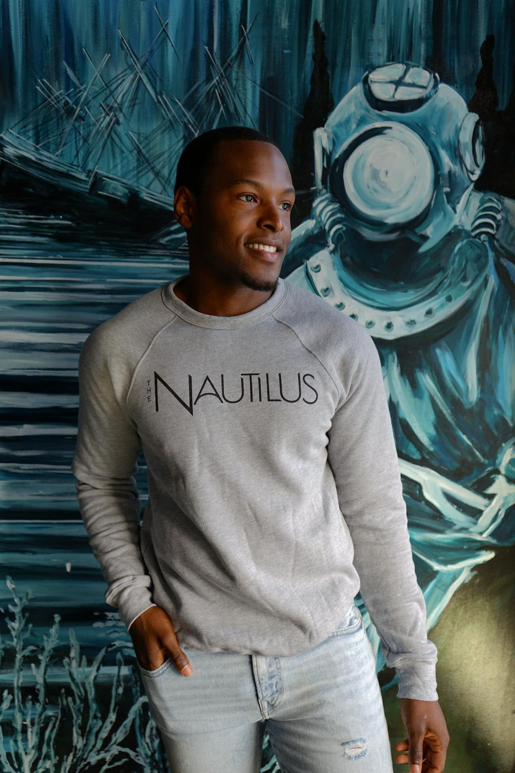 Gray Crewneck Sweatshirt