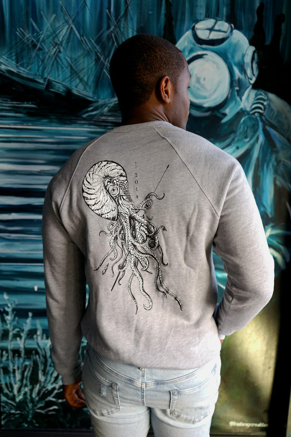 Gray Crewneck Sweatshirt