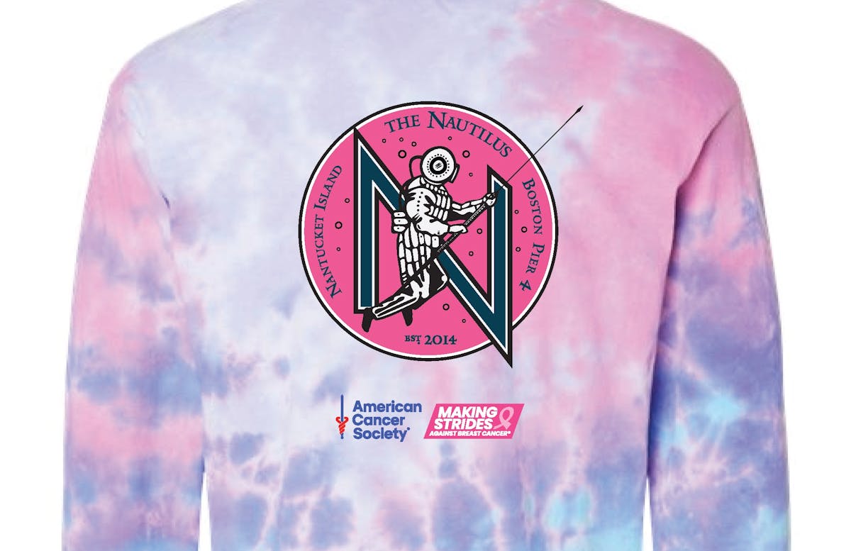 Tye Dye Breast Cancer Awareness Month Long-Sleeve Tee