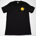 Black Short Sleeve V-neck T-Shirt