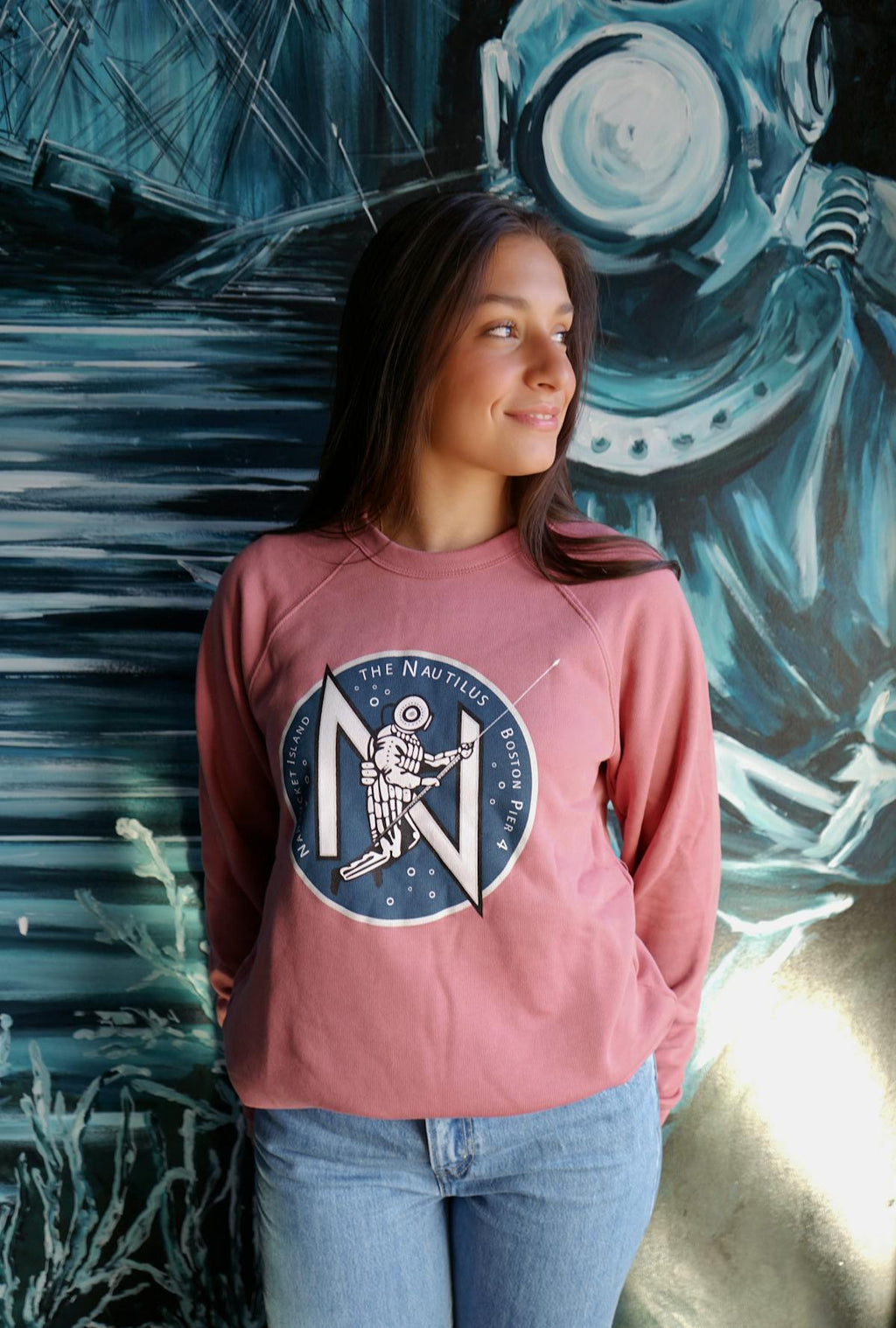 Nantucket Red Crewneck Sweatshirt